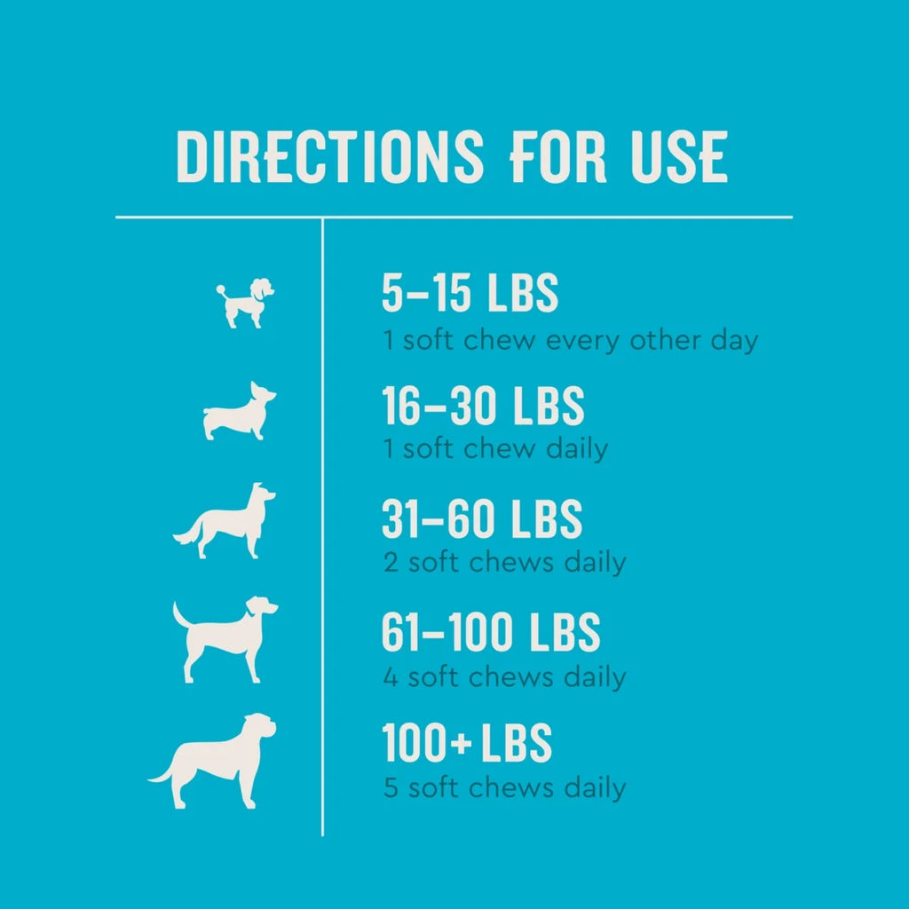 (3 Pack) Vetiq Hip & Joint Supplement for Dogs, Chicken Flavored Soft Chews, 7.4 Oz, 60 Count